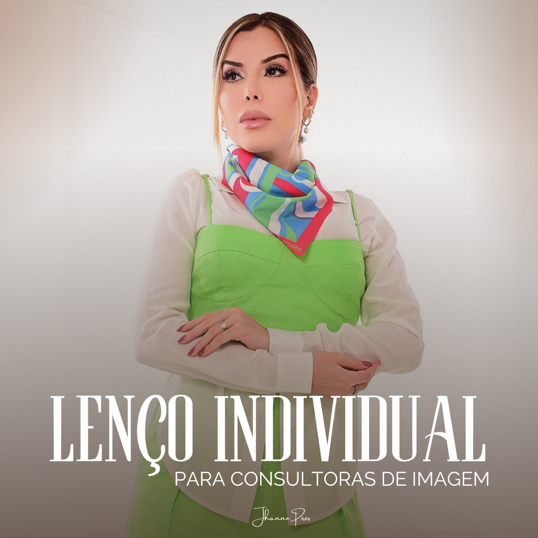 Lenço Individual para Consultoras de Imagem