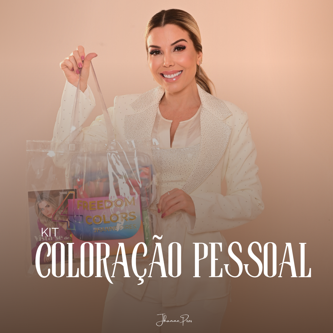Kit coloração pessoal personalizada pelo método F4C.