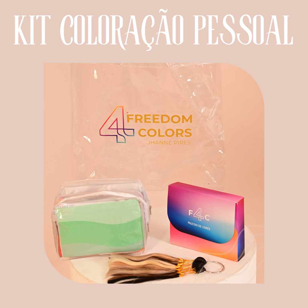 Kit coloração pessoal personalizada pelo método F4C.