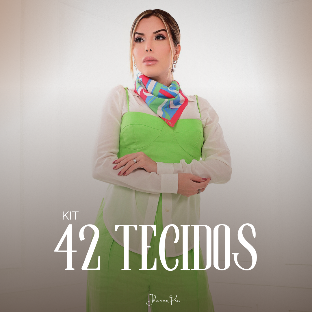 Kit 42 Tecidos