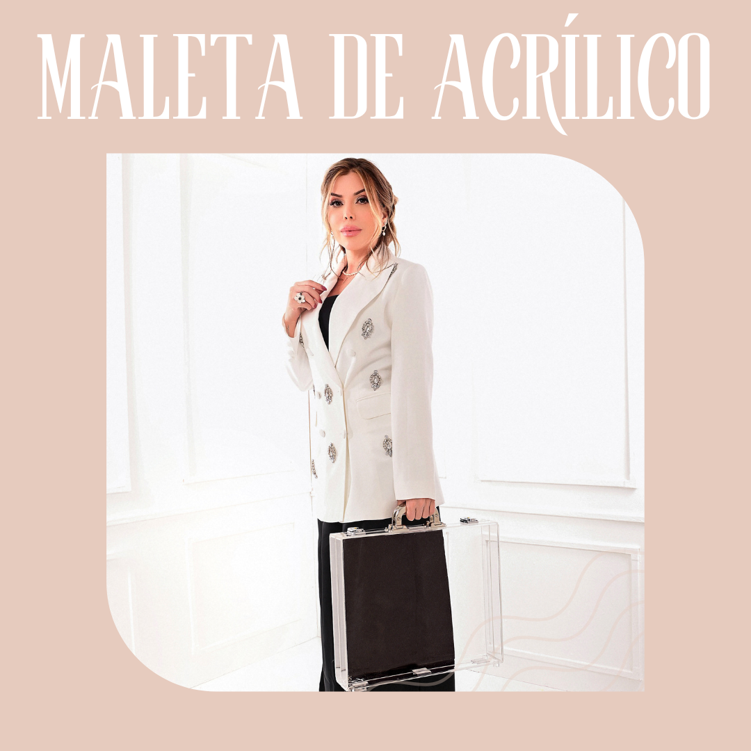 Leve 1 MALETA DE ACRÍLICO + 1 KIT LEQUE DE CORES + 1 KIT TECIDOS e ganhe um kit 12 LENÇOS